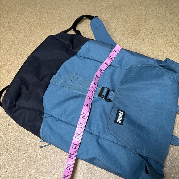 Thule Lithos 20L Backpack Padded Laptop Bag Blue Nylon Lightweight Multi Pocket - Picture 5 of 5